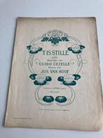 Guido Gezelle / Jos. Van Hoof : Partituur " 't Is stille ", Boeken, Gedichten en Poëzie, Ophalen of Verzenden, Gelezen, Guido Gezelle