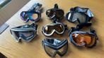 Lot de 7 lunettes de ski en bon état., Utilisé, Enlèvement ou Envoi