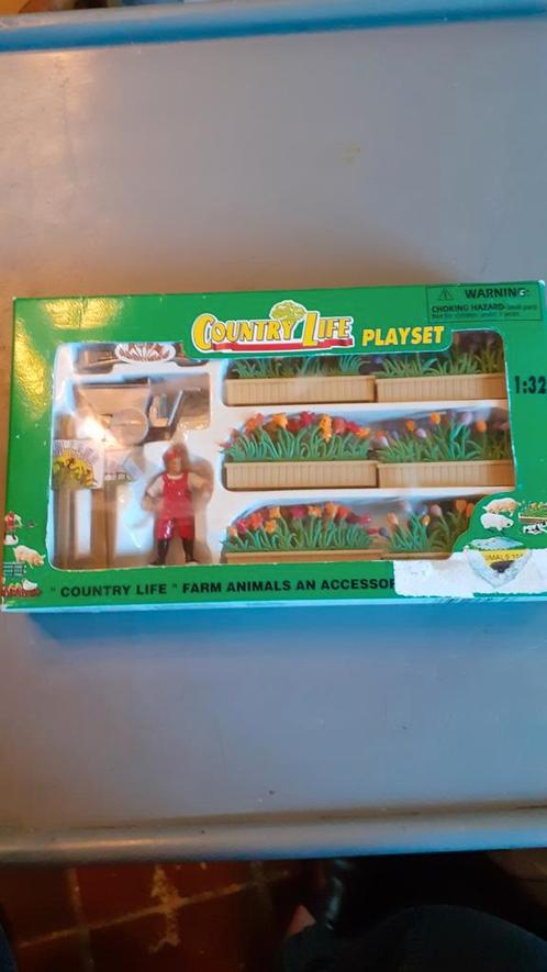 Panoplie figurine et accessoires jardinier fleuriste, Kinderen en Baby's, Speelgoed | Actiefiguren, Nieuw, Ophalen of Verzenden