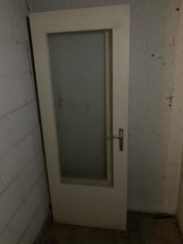 Deux portes vitrés à donner, 75 à 150 cm, Enlèvement, Utilisé, Vitre comprise