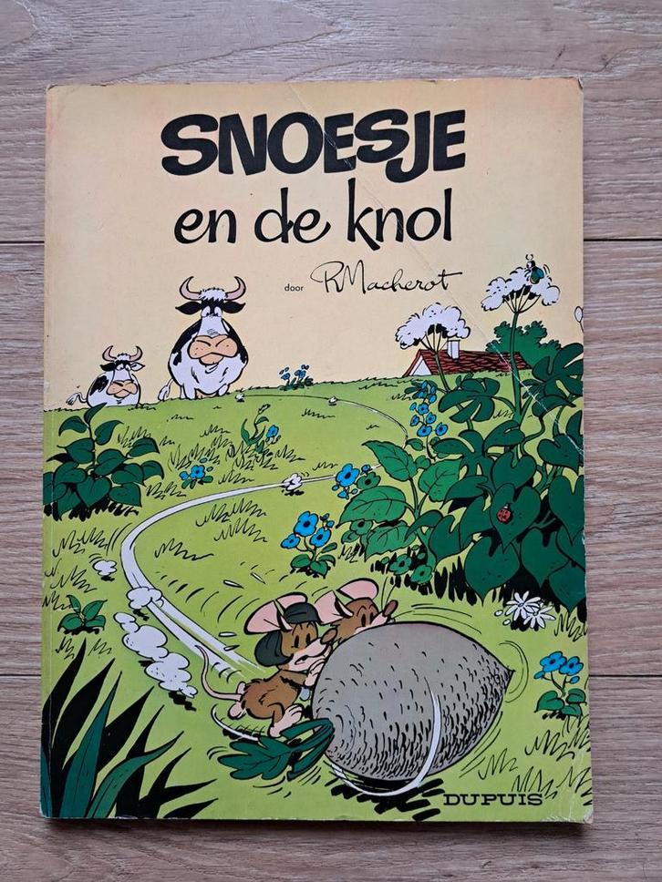 Snoesje en de knol eerste druk 1967  Macherot, Boeken, Stripverhalen, Zo goed als nieuw, Ophalen of Verzenden