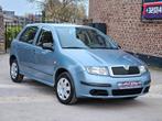 Skoda Fabia 2007 1.2i 150dkm/Met airco, Auto's, Stof, Zwart, 4 cilinders, Blauw