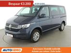 Volkswagen T6 Caravelle 2.0 TDI Comfortline FWD (bj 2021), Auto's, 4 deurs, Stof, Gebruikt, Blauw