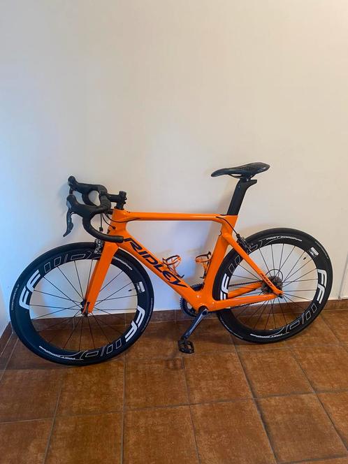Ridley carbon racefiets koersfiets velo, ahimano dure-ace, Fietsen en Brommers, Fietsen | Racefietsen, Zo goed als nieuw, Carbon