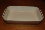 Grote bruine gietijzeren LE CREUSET schaal voor in de oven!, Huis en Inrichting, Keuken | Potten en Pannen, Ophalen, Zo goed als nieuw
