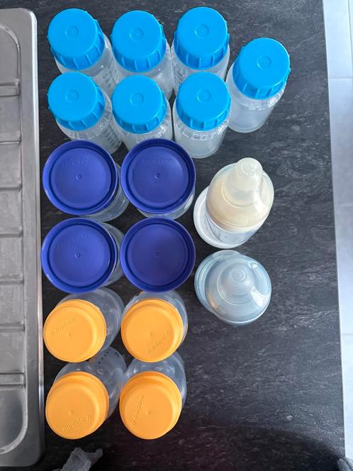 Set borstvoedingbewaarpotjes, Kinderen en Baby's, Babyvoeding en Toebehoren, Zo goed als nieuw, Ophalen of Verzenden