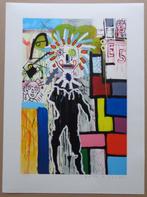 PAUL INDREK KOSTABI / FIGURATIE / KLEURGICLEE / 61x45cm SIG, Antiek en Kunst, Ophalen of Verzenden