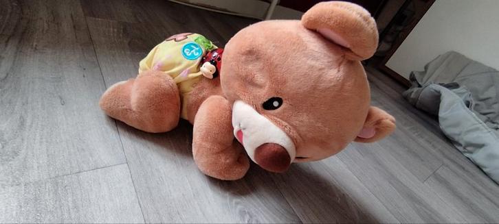 VTech Ourson 1, 2, 3 Volg mij in goede staat, Kinderen en Baby's, Speelgoed | Knuffels en Pluche, Zo goed als nieuw, Beer, Ophalen of Verzenden