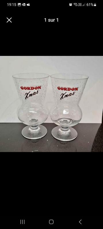 2 verres Gordon 