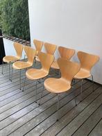 8 chaises série 7 Arne Jacobsen Fritz Hansen, Maison & Meubles, Chaises, Utilisé, Enlèvement ou Envoi