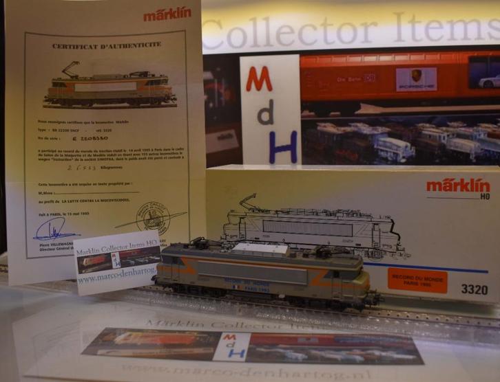 Märklin "Paris 1995 Record Du Monde" (3320), Hobby & Loisirs créatifs, Trains miniatures | HO, Neuf, Locomotive, Märklin, Enlèvement ou Envoi