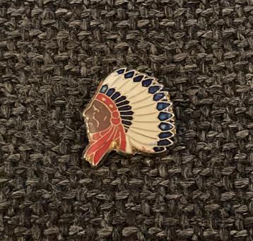 PIN - NATIVE AMERICAN - INDIAAN - AMERICAIN DE NAISSANCE, Envoi, Utilisé, Figurine, Insigne ou Pin's