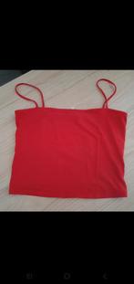 Rode crop top, Comme neuf, Taille 38/40 (M), Sans manches, Rouge