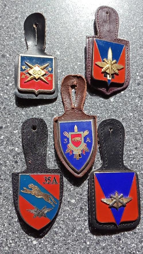 5  Borsthangers voor Artillerie., Verzamelen, Militaria | Algemeen, Landmacht, Embleem of Badge, Ophalen of Verzenden