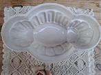 Oude brocante witte puddingvorm, aparte vorm, Ophalen of Verzenden