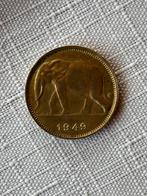 Muntstuk 1franc Belgisch Congo 1949, Ophalen of Verzenden, Overige landen, Losse munt