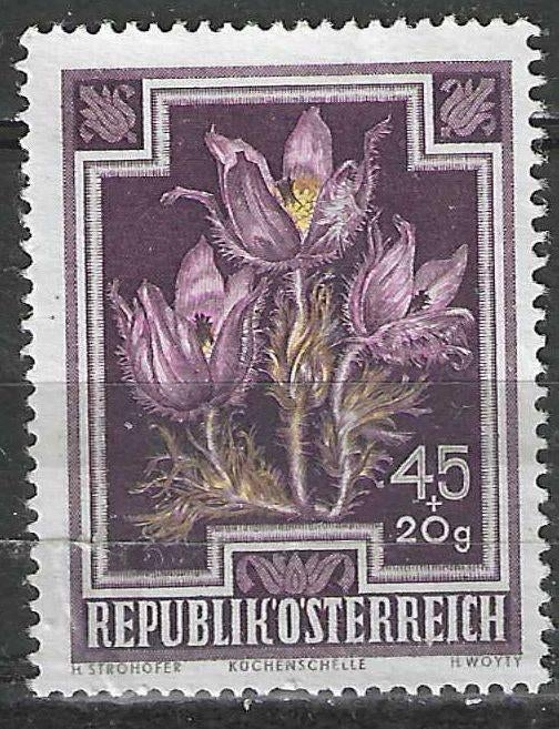 Oostenrijk 1948 - Yvert 726 - Anemoon (ZG), Verzenden, Postfris