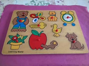 3 Houten kinderpuzzels, Enlèvement, Utilisé