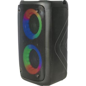 OPLAADBARE LUIDSPREKERBOX 2 x 8cm 100W MET VERLICHTE WOOFERS beschikbaar voor biedingen