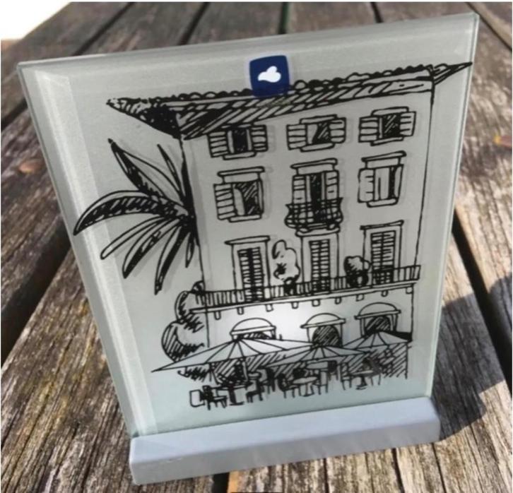 “Leonardo” windlicht in glas voor theelicht model Firenze, Huis en Inrichting, Woonaccessoires | Kandelaars en Kaarsen, Nieuw