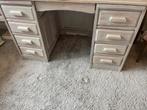 Eiken Bureau - Landelijke Brocante Stijl, Huis en Inrichting, Bureaus, Ophalen, Bureau
