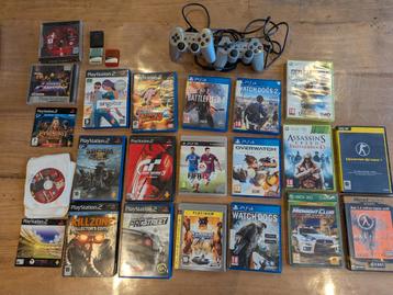 Lot Playstation games, pc games & xbox360., Enlèvement, Utilisé