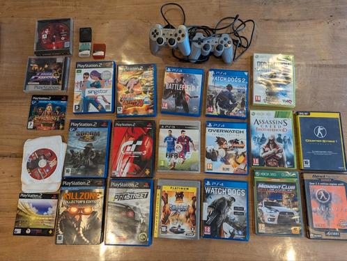 Lot Playstation games, pc games & xbox360., Hobby en Vrije tijd, Verzamelkaartspellen | Yu-gi-Oh!, Gebruikt, Ophalen