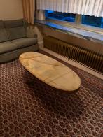 Table basse ovale vintage, 100 à 150 cm, Comme neuf, Enlèvement, 50 à 75 cm