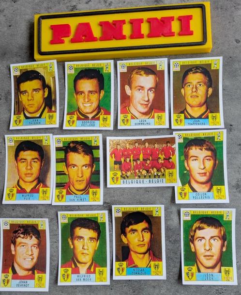 PANINI VOETBAL PRENTEN WORLD CUP MEXICO 70 RODE DUIVELS  12x, Hobby en Vrije tijd, Stickers en Plaatjes, Nieuw, Verzenden