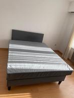Bed, Huis en Inrichting, Slaapkamer | Bedden, Ophalen, Gebruikt, Tweepersoons, Grijs