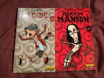 Livres AC/DC et Marilyn Manson pour jeunes. Comme neufs beschikbaar voor biedingen