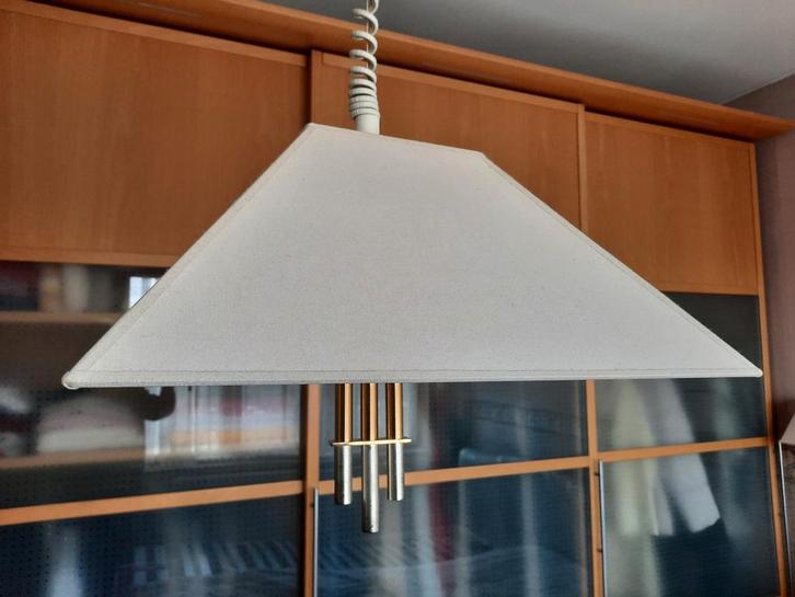 2! LAMPES SUSPENDUES DEKNUDT à 4 angles + hexagonales + 3 ab, Maison & Meubles, Lampes | Suspensions, Tissus, Enlèvement