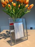 Vintage fotokader glas in lood - glaskunst Stad Gistel, Ophalen of Verzenden, Zo goed als nieuw