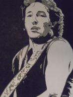 olieschilderij Bruce Springsteen (60x80), Huis en Inrichting, Woonaccessoires | Schilderijen, Tekeningen en Foto's, Nieuw, Schilderij