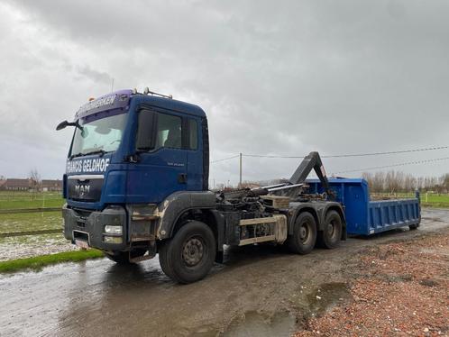 MAN tgs 33/440 container afzetsysteem, Auto's, Vrachtwagens, Particulier, Achteruitrijcamera, Adaptive Cruise Control, Airconditioning