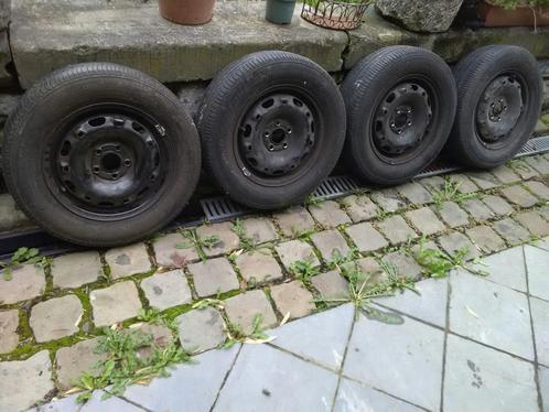 A vendre, 4 roues tôle VW 14 pouces 5x100, Auto-onderdelen, Banden en Velgen, Band(en), Zomerbanden, 14 inch, 175 mm, Personenwagen