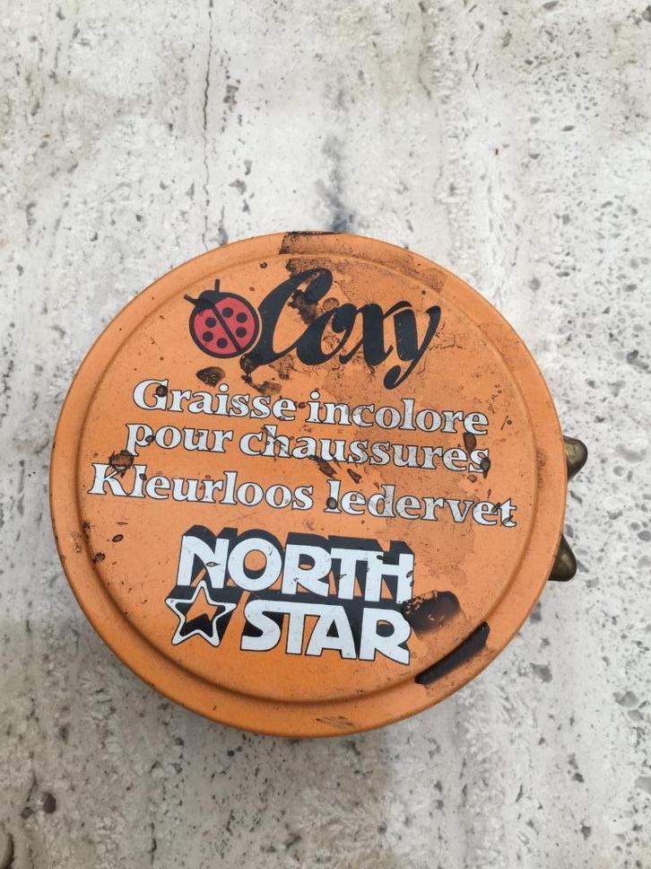 ça va Seul vintage blikjes schoensmeer/schoenpoets, Maison & Meubles, Produits de nettoyage, Enlèvement ou Envoi