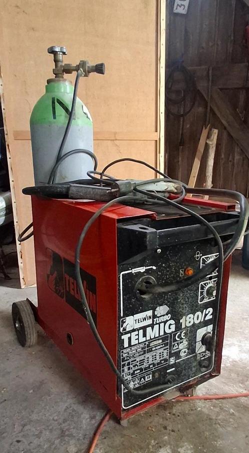 Laspost halfautomaat  Telwin TELMIG 180/2 TURBO, Doe-het-zelf en Bouw, Gereedschap | Lasapparaten, Gebruikt, Ophalen