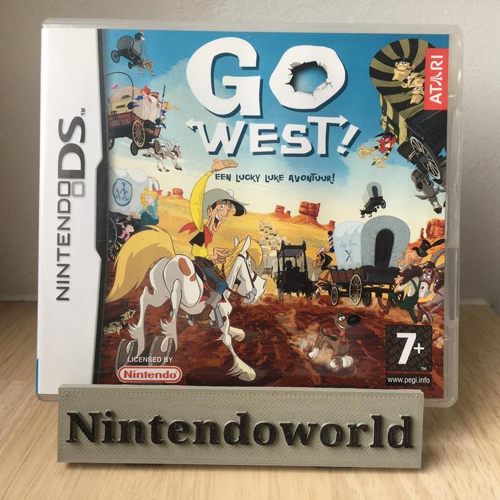 Lucky Luke - Go West (DS), Games en Spelcomputers, Games | Nintendo DS, Zo goed als nieuw, Ophalen of Verzenden