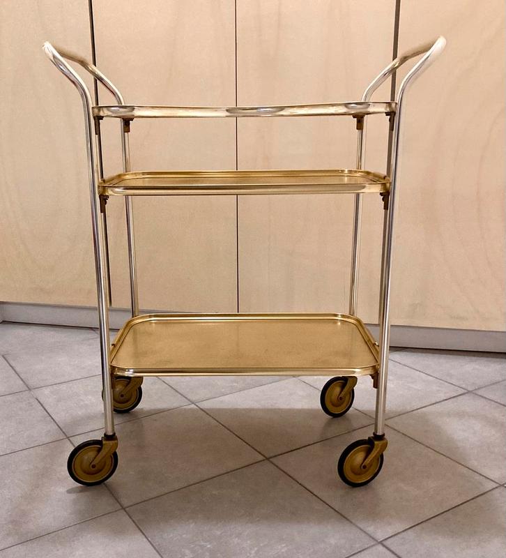 Vintage serveerwagen, Antiek en Kunst, Curiosa en Brocante, Ophalen