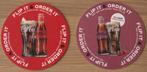 2 sous-verres à Coca-Cola Retournez-le et commandez-le Verre, Collections, Enlèvement ou Envoi, Neuf