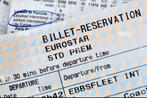 EUROSTAR-treinkaartje, Tickets en Kaartjes