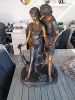 Bronzen beeld van A. Moreau, Antiek en Kunst, Ophalen of Verzenden
