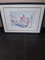 Prachtige aquarel, Antiek en Kunst, Ophalen