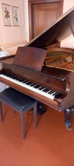 Te koop vleugelpiano, Muziek en Instrumenten, Piano's, Ophalen, Gebruikt, Bruin, Hoogglans