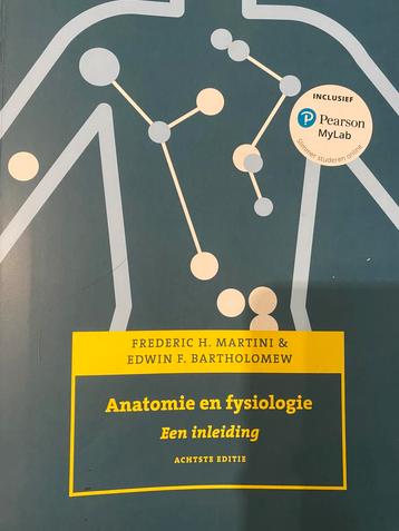 VERKOCHT Anatomie en fysiologie, 8e editie met MyLab NL beschikbaar voor biedingen