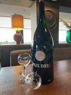 Paix Dieu fles 6 liter incl 2 glazen, Verzamelen, Biermerken, Ophalen