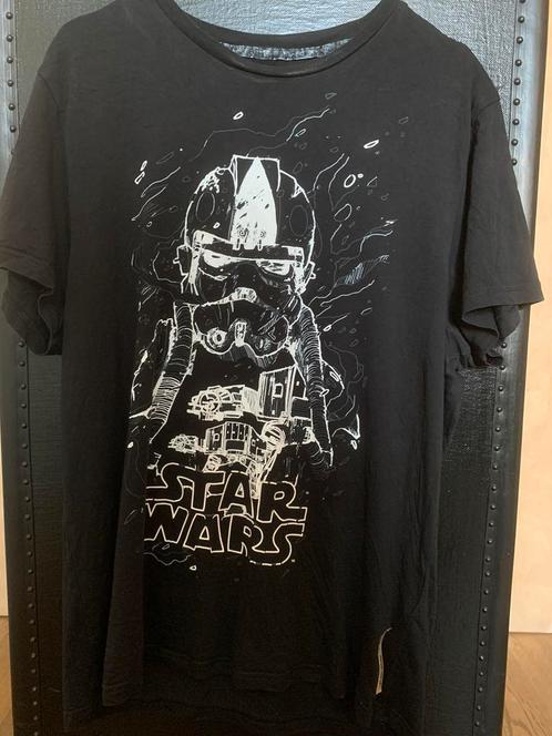 Star Wars T-shirt - Zwart - Maat L, Kleding | Heren, T-shirts, Gedragen, Maat 52/54 (L), Zwart