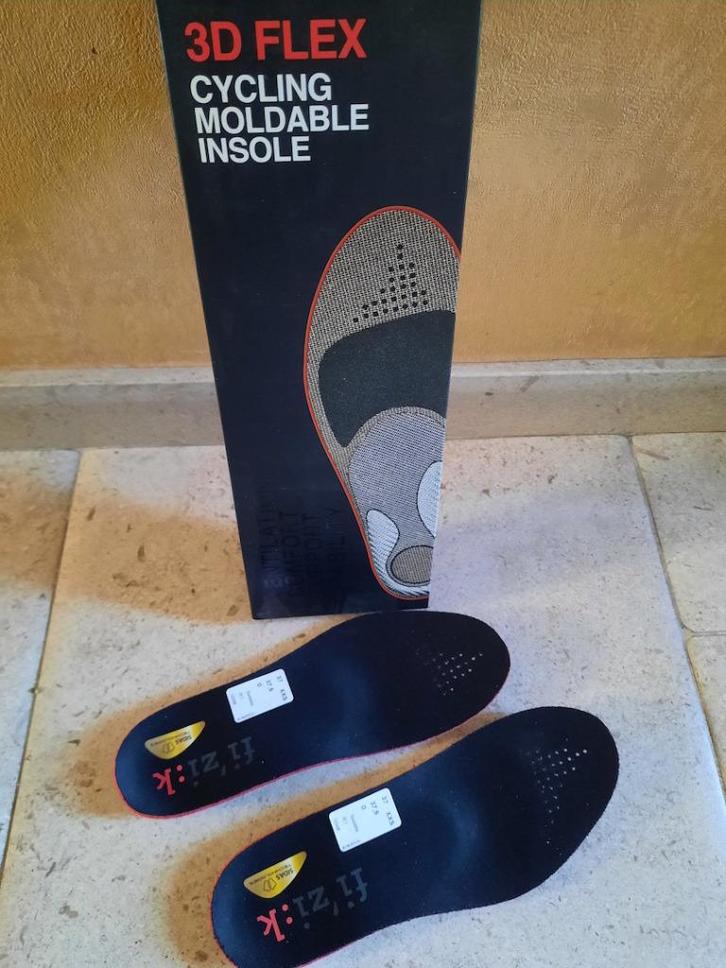 Semelles thermoformables cycliste Fizik 3D Flex, Vélos & Vélomoteurs, Accessoires vélo | Vêtements de cyclisme, Neuf, Chaussures