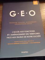 Geo - Fegepro - L accès aux fonctions et l aménagement des t, Livres, Livres d'étude & Cours, Comme neuf, Enlèvement ou Envoi